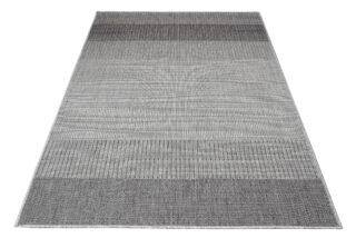 Vloerkleed Capri Grijs Lijnen Indoor Outdoor Sisal Modern