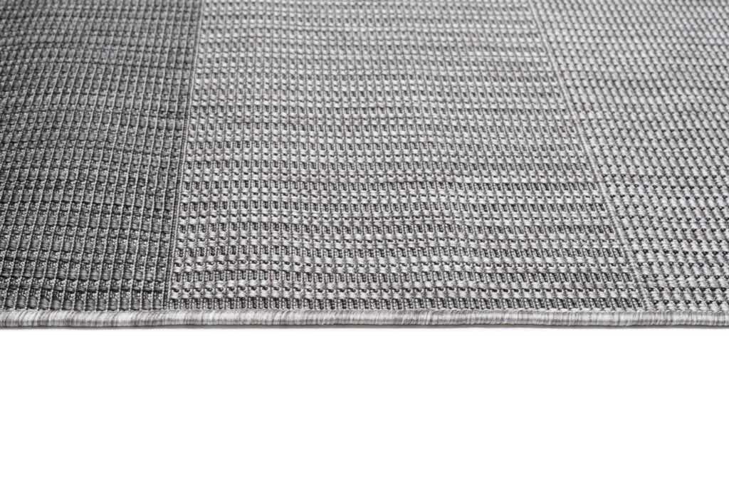 Vloerkleed Capri Grijs Lijnen Indoor Outdoor Sisal Modern