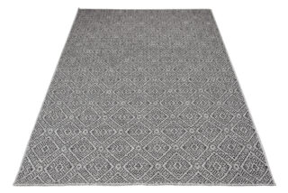 Vloerkleed Capri Grijs Mozaïek Indoor Outdoor Modern Sisal