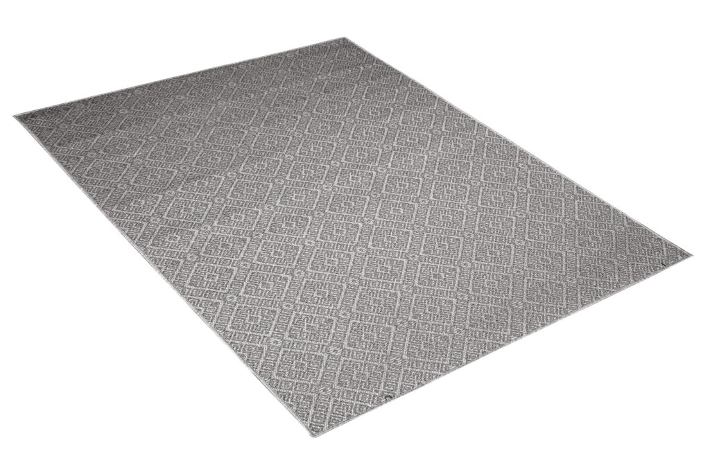 Vloerkleed Capri Grijs Mozaïek Indoor Outdoor Modern Sisal