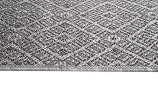 Vloerkleed Capri Grijs Mozaïek Indoor Outdoor Modern Sisal