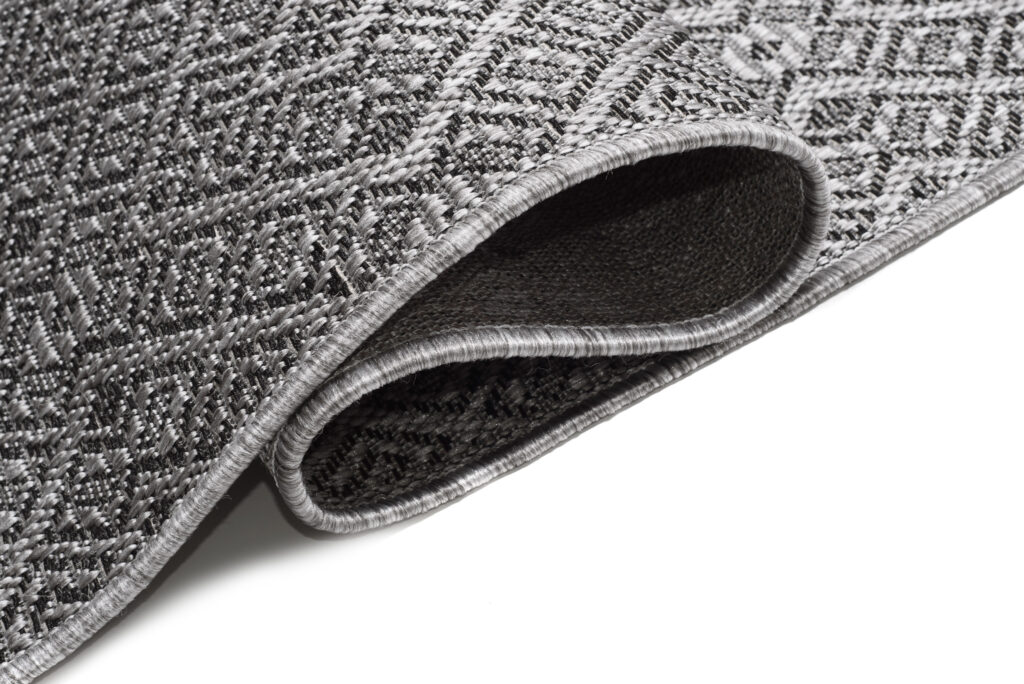 Vloerkleed Capri Grijs Mozaïek Indoor Outdoor Modern Sisal