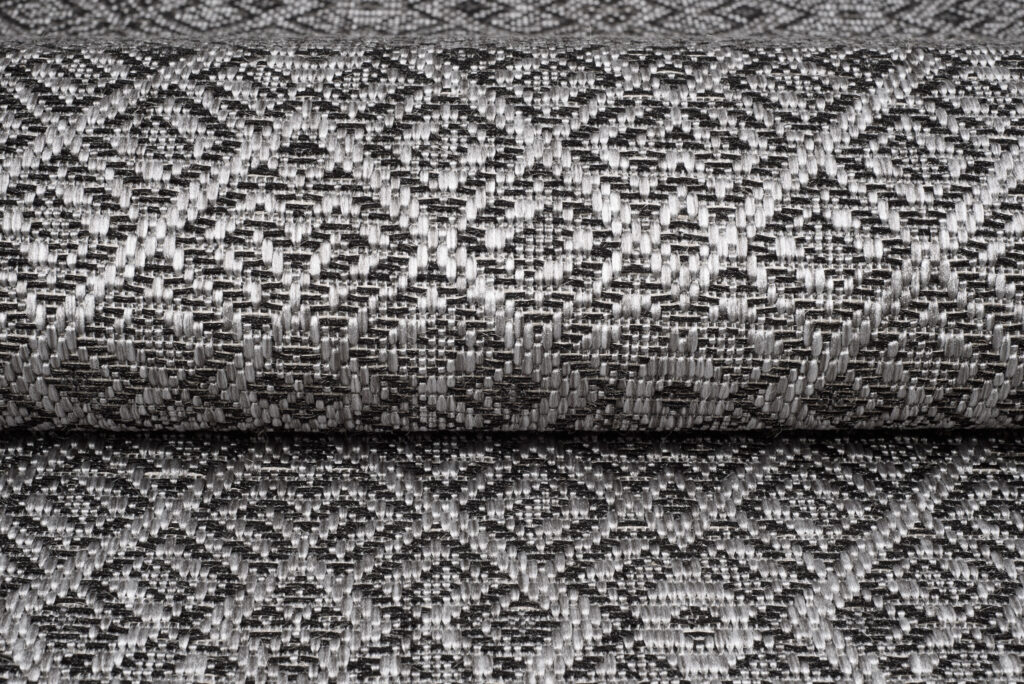 Vloerkleed Capri Grijs Mozaïek Indoor Outdoor Modern Sisal