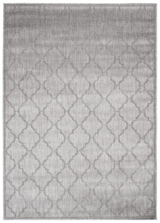 Vloerkleed Capri Grijs Licht Trellis Indoor Outdoor Sisal