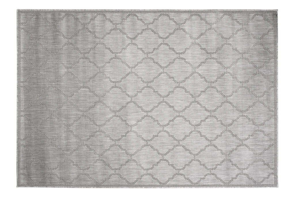 Vloerkleed Capri Grijs Licht Trellis Indoor Outdoor Sisal