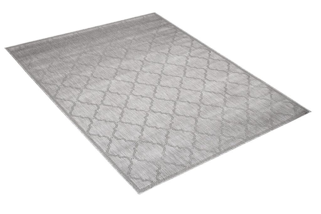 Vloerkleed Capri Grijs Licht Trellis Indoor Outdoor Sisal