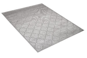 Vloerkleed Capri Grijs Licht Trellis Indoor Outdoor Sisal