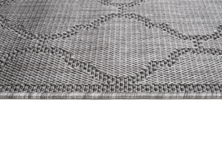 Vloerkleed Capri Grijs Licht Trellis Indoor Outdoor Sisal