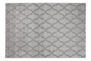 Vloerkleed Capri Grijs Trellis Indoor Outdoor Sisal Modern
