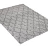 Vloerkleed Capri Grijs Trellis Indoor Outdoor Sisal Modern
