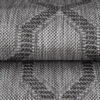 Vloerkleed Capri Grijs Trellis Indoor Outdoor Sisal Modern