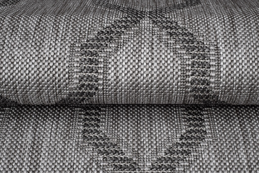 Vloerkleed Capri Grijs Trellis Indoor Outdoor Sisal Modern