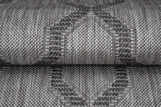 Vloerkleed Capri Grijs Trellis Indoor Outdoor Sisal Modern