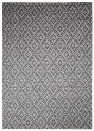 Vloerkleed Capri Grijs Mozaïek Indoor Outdoor Sisal Modern