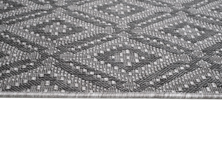 Vloerkleed Capri Grijs Mozaïek Indoor Outdoor Sisal Modern