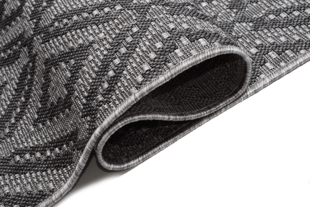 Vloerkleed Capri Grijs Mozaïek Indoor Outdoor Sisal Modern