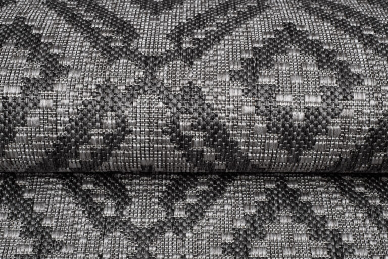 Vloerkleed Capri Grijs Mozaïek Indoor Outdoor Sisal Modern