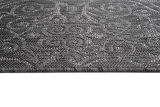 Vloerkleed Capri Grijs Gebloemd Indoor Outdoor Modern Sisal