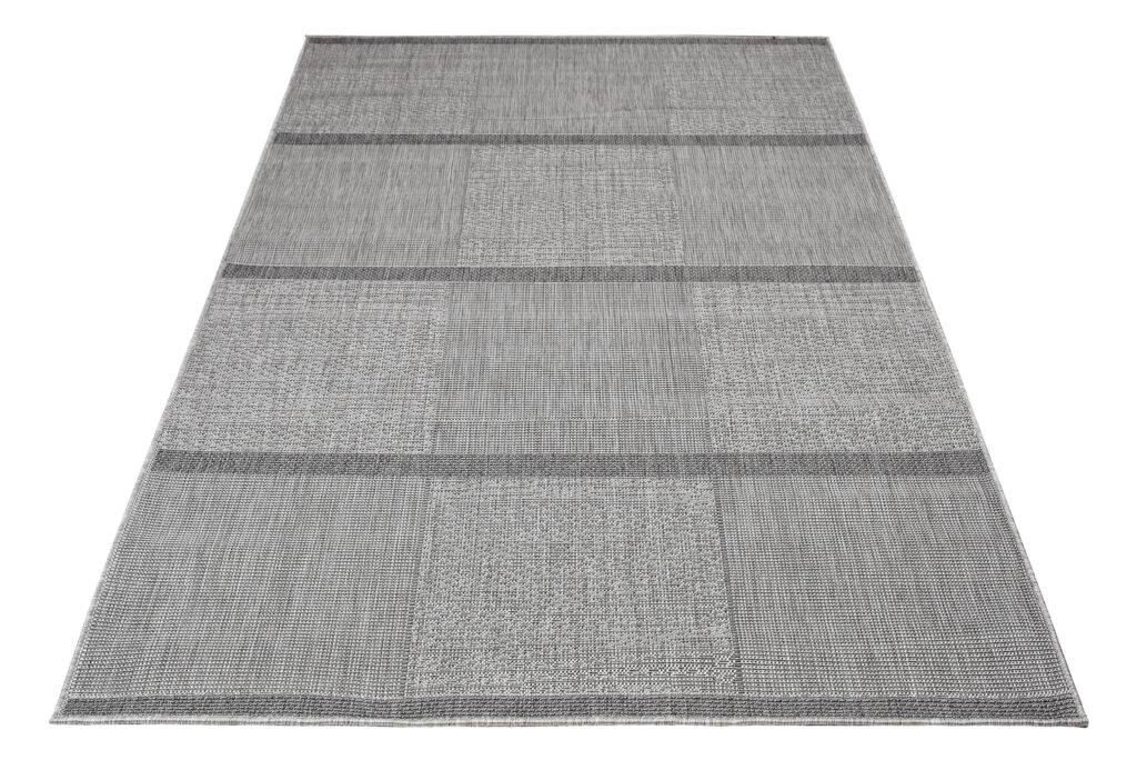 Vloerkleed Capri Grijs Modern Lijnen Indoor Outdoor Sisal