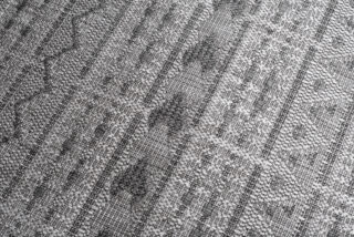 Vloerkleed Capri Grijs Indoor Outdoor Sisal Modern Boho