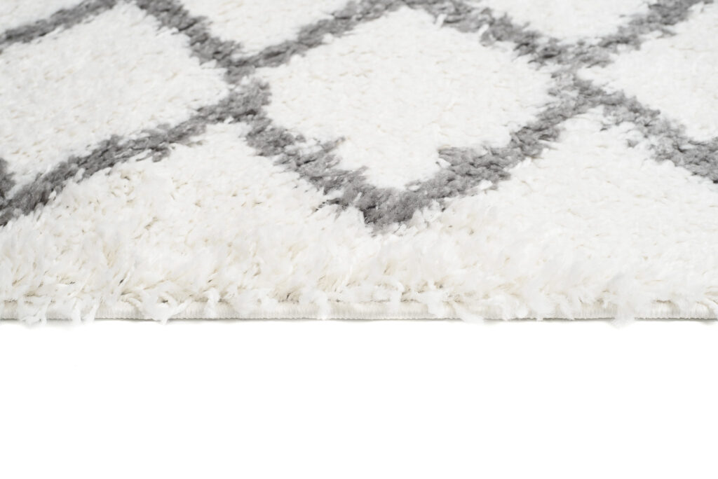 Tapijt Loper Boho met Franjes Zigzag Hoogpolig