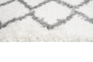 Tapijt Loper Boho met Franjes Zigzag Hoogpolig