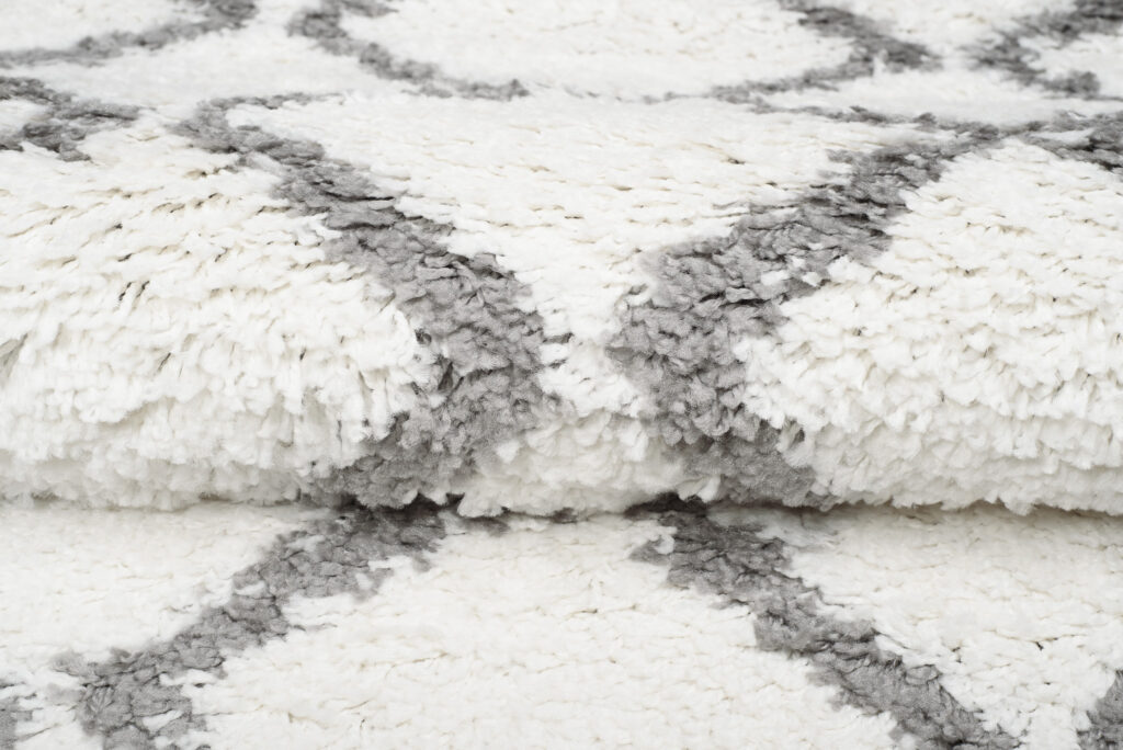 Tapijt Loper Boho met Franjes Zigzag Hoogpolig