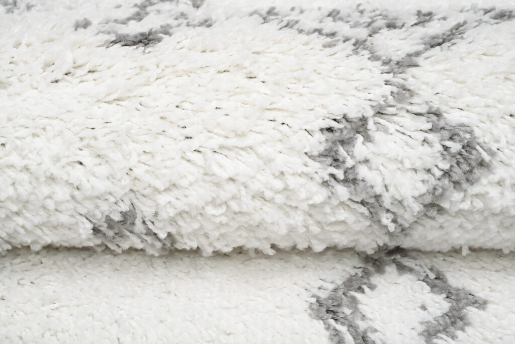 Tapijt Loper Boho met Franjes Creme Geometrisch Hoogpolig