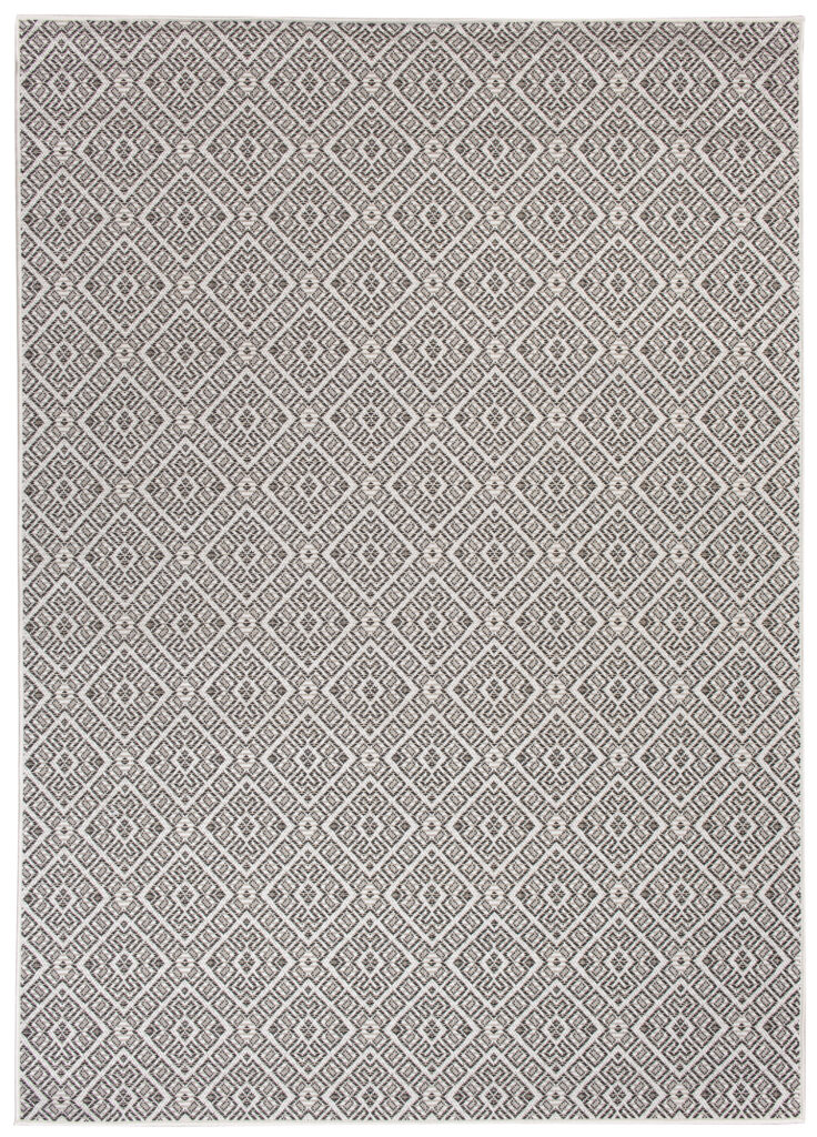 Vloerkleed Capri Bruin Sisal Mozaïek Geometrisch Indoor Outdoor Design