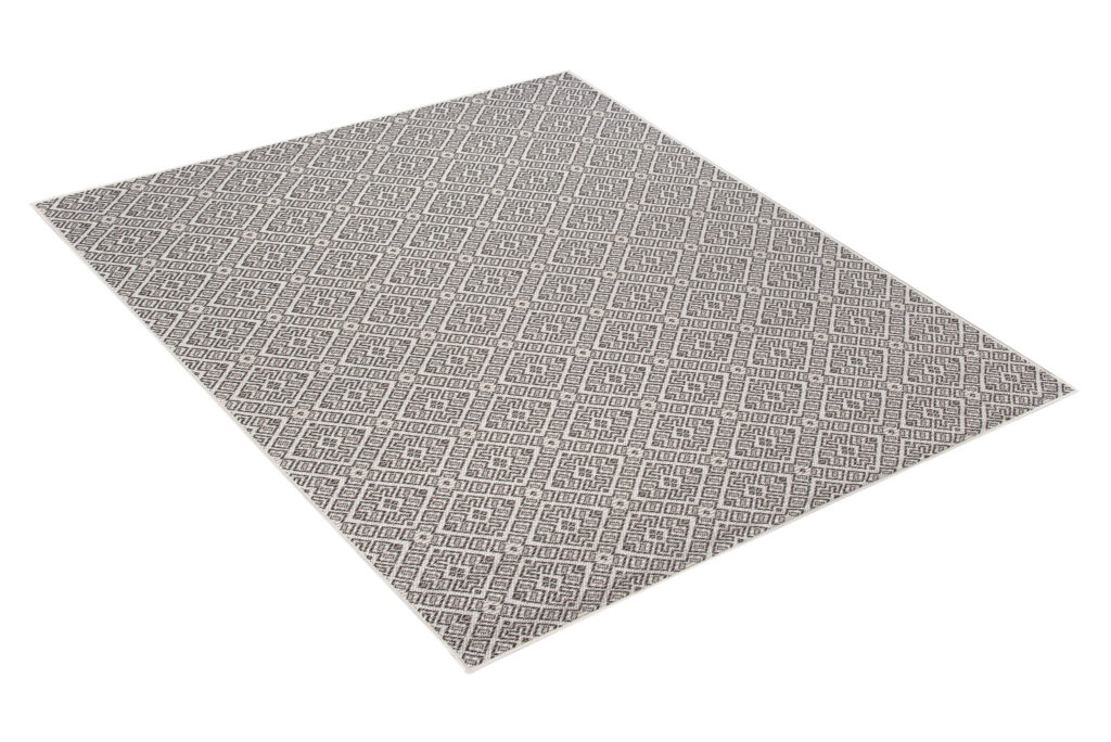 Vloerkleed Capri Bruin Sisal Mozaïek Geometrisch Indoor Outdoor Design