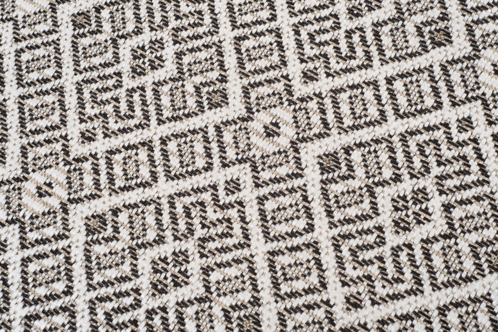 Vloerkleed Capri Bruin Sisal Mozaïek Geometrisch Indoor Outdoor Design