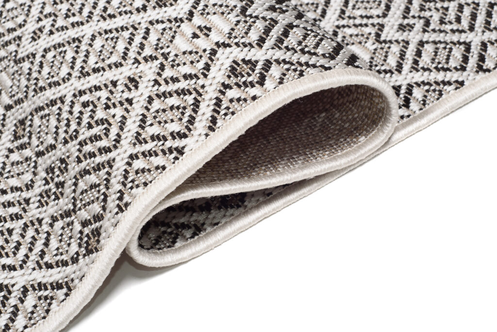 Vloerkleed Capri Bruin Sisal Mozaïek Geometrisch Indoor Outdoor Design