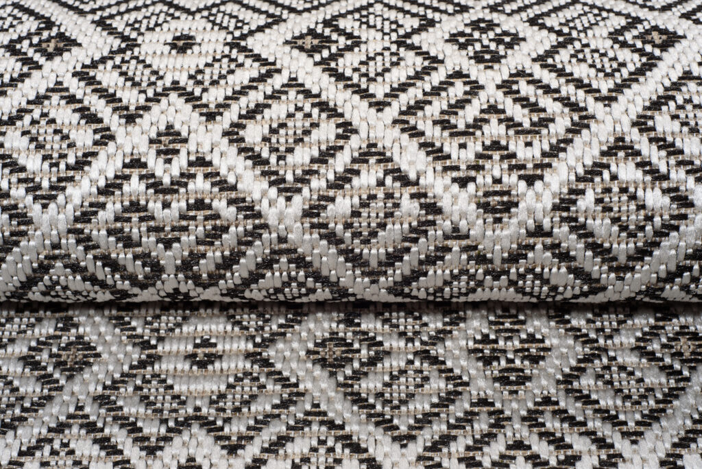 Vloerkleed Capri Bruin Sisal Mozaïek Geometrisch Indoor Outdoor Design