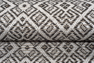 Vloerkleed Capri Bruin Sisal Mozaïek Geometrisch Indoor Outdoor Design