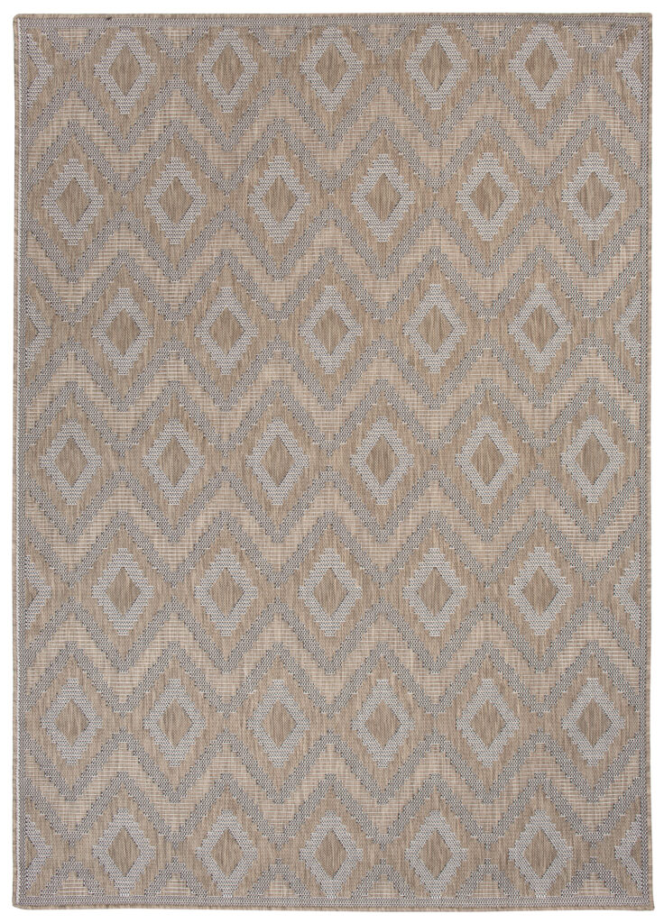 Vloerkleed Capri Bruin Sisal Vintage Boho Indoor Outdoor Design