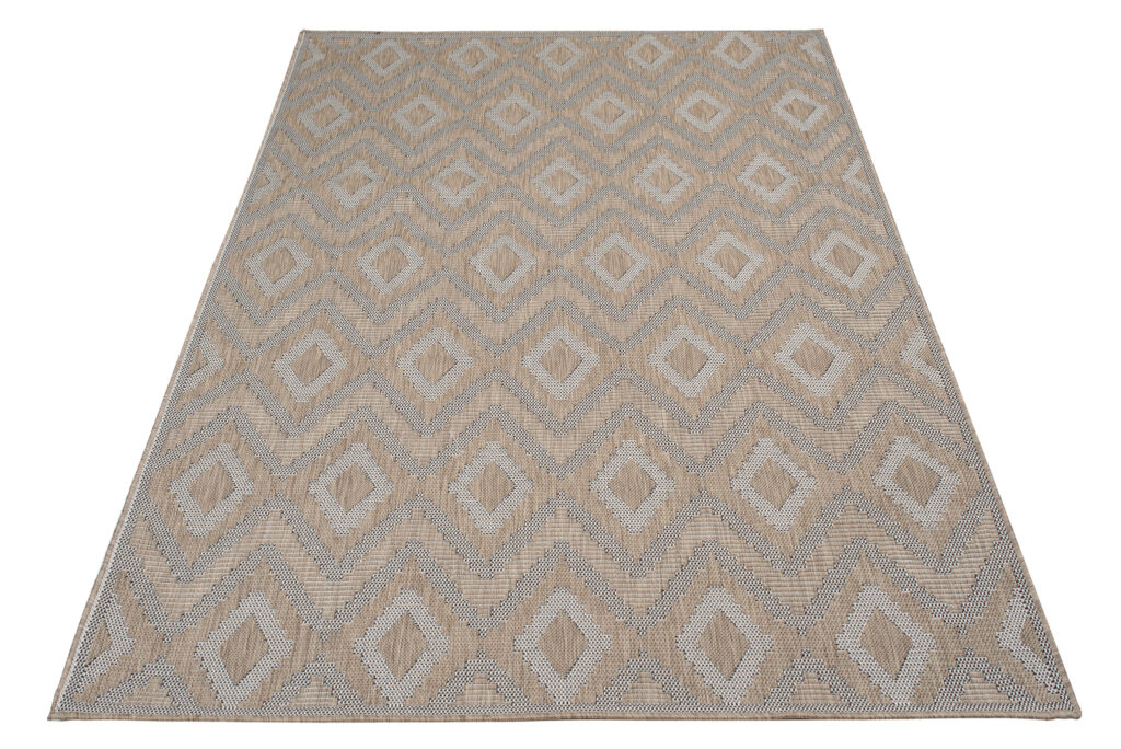 Vloerkleed Capri Bruin Sisal Vintage Boho Indoor Outdoor Design
