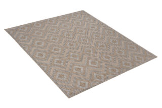 Vloerkleed Capri Bruin Sisal Vintage Boho Indoor Outdoor Design