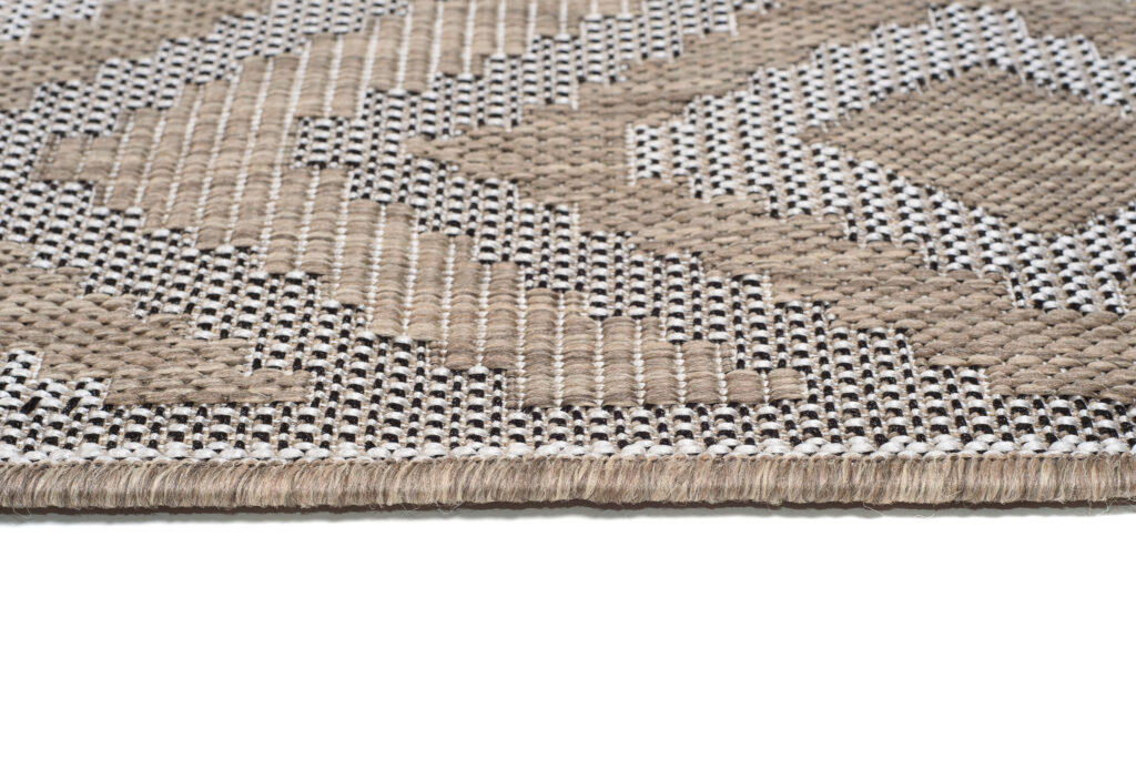 Vloerkleed Capri Bruin Sisal Vintage Boho Indoor Outdoor Design