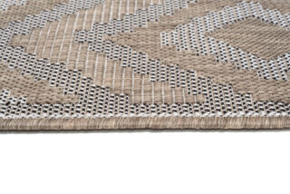 Vloerkleed Capri Bruin Sisal Vintage Boho Indoor Outdoor Design