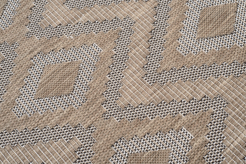 Vloerkleed Capri Bruin Sisal Vintage Boho Indoor Outdoor Design