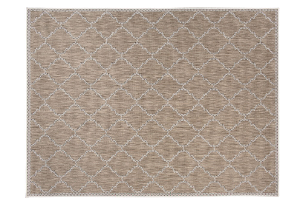 Vloerkleed Capri Bruin Sisal Marokkaanse Trellis Indoor Outdoor Modern