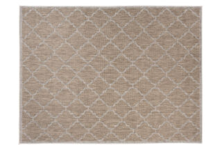 Vloerkleed Capri Bruin Sisal Marokkaanse Trellis Indoor Outdoor Modern