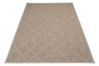 Vloerkleed Capri Bruin Sisal Marokkaanse Trellis Indoor Outdoor Modern