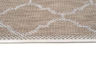 Vloerkleed Capri Bruin Sisal Marokkaanse Trellis Indoor Outdoor Modern