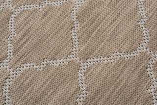 Vloerkleed Capri Bruin Sisal Marokkaanse Trellis Indoor Outdoor Modern