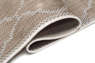 Vloerkleed Capri Bruin Sisal Marokkaanse Trellis Indoor Outdoor Modern