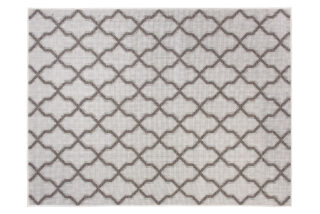 Vloerkleed Capri Grijs Sisal Marokkaanse Trellis Indoor Outdoor