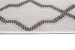 Vloerkleed Capri Grijs Sisal Marokkaanse Trellis Indoor Outdoor