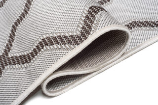 Vloerkleed Capri Grijs Sisal Marokkaanse Trellis Indoor Outdoor