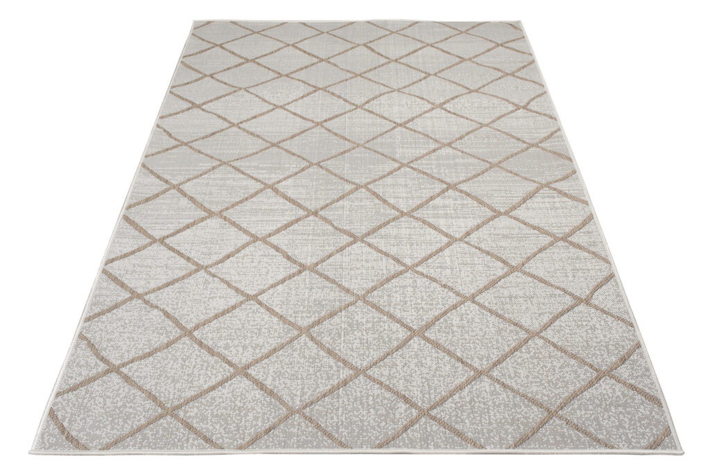 Vloerkleed Capri Creme Sisal Gestreept Indoor Outdoor Modern
